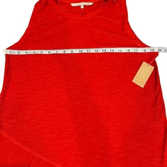 NWT Rachel Rachel Roy July Dress in Lava Ribbed Stretch Asymmetic Hem Size XXL - Picture 9 of 11